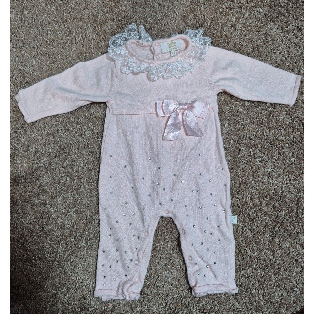 Caramelo paris baby girl one piece outfit size 3-6 months